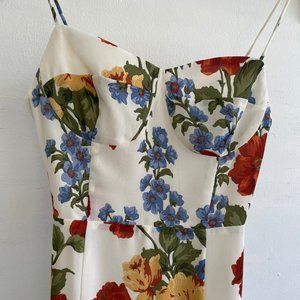 *NWOT* Reformation Juliette Dupp - Floral Midi Slit Dress